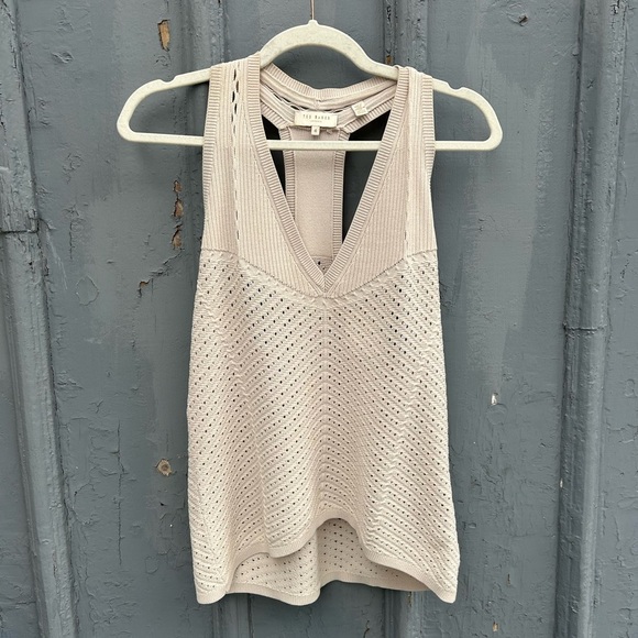 Ted Baker knit Yensine Tank, size Ted “4” (8/10) - Picture 4 of 15